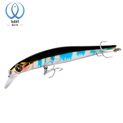 Lubit fishing lures 2022 artist Minnow Fishing Lure jerkbaits Hard Bait Artificial Wobblers Plastic seaBass Trout fishing Tackle ► Photo 1/6