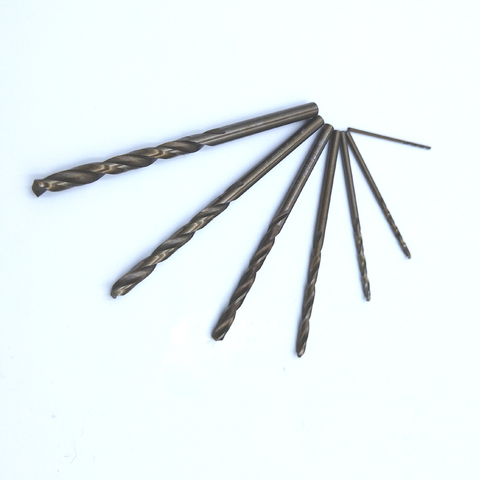 0.8 0.9 1 1.1 1.2 1.3 1.4 1.5 1.6 1.7 1.8 1.9 mm HSS-CO M35 Cobalt Steel Straight Shank Twist Drill Bits For Stainless Steel ► Photo 1/2