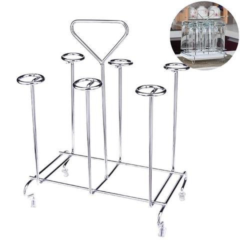 Hot Kitchen Glass Cup Drying Stand Water Mug Rack Draining Organizer Holder Tray Cup holder home kitchen storage rack ► Photo 1/6