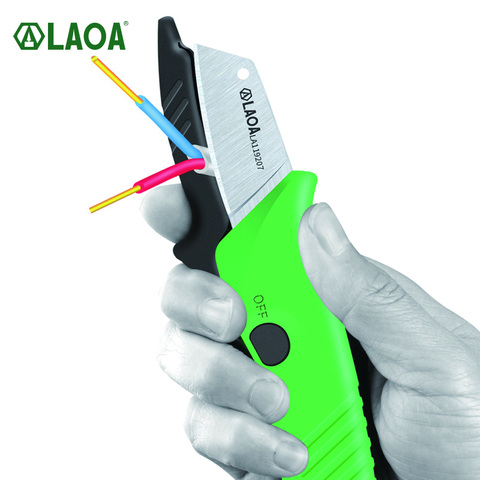 LAOA Stainless Electrician Knife Professional Pneutronic Knife Made in Taiwan Wire Cutter Wire Stripping Tools ► Photo 1/6