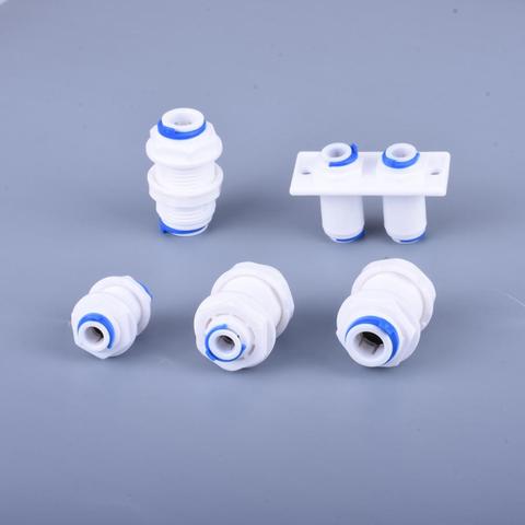 Bulkhead straight connection series Family drinking water filter attachment RO filter reverse osmosis system ► Photo 1/6