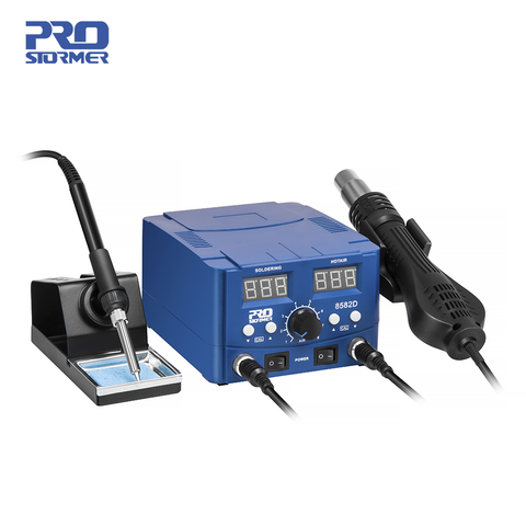 800W Soldering Station 2 in 1 Electric Hot Air Gun Led Display Electric Soldering Iron Work Station for Welding Repair Tools Kit ► Photo 1/6