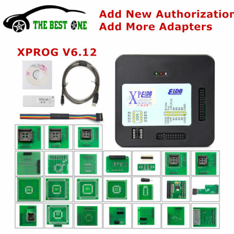 Newest XPROG V6.12 Add New Authorization V5.84 V5.72 X-PROG M Metal Box XPROG-M ECU Programmer Tool X Prog M V6.12 Full Adapters ► Photo 1/6