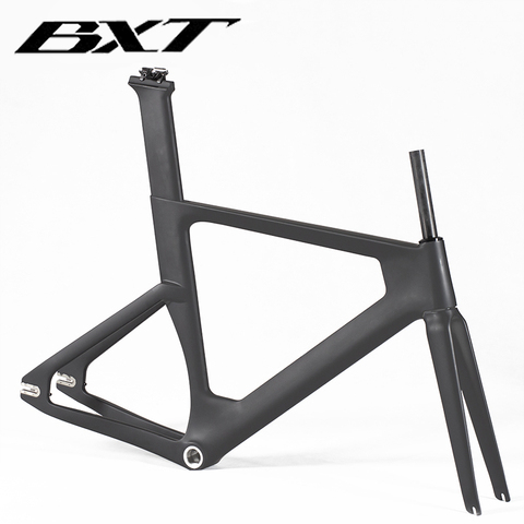 New full carbon track frame Carbon 700C track bike bicycle frameset with Fork seatpost carbon fixed gear BSA track bicycle frame ► Photo 1/6