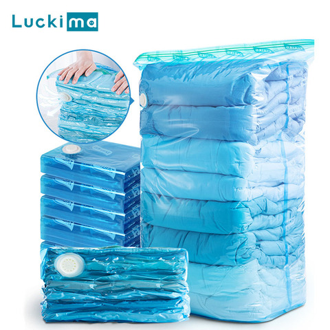 Vacuum Bags For Clothes Storage Compression Bag Home Organizer Transparent  Border Seal Compressed Travel Saving Space