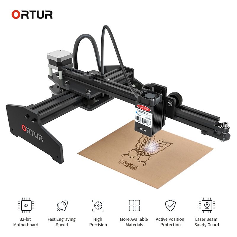 ORTUR 32 bit Laser Master 2 Laser 15W/7W/20W Engraving Cutting Machine Printer 