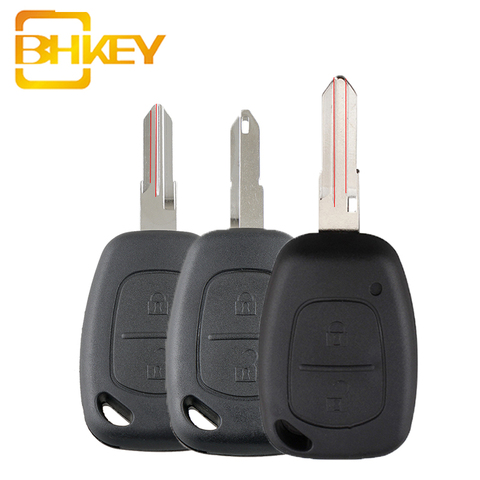 BHKEY for Renault Key Shell 2 Buttons Remote Key Fob Case For Vauxhall/Opel Vivaro/ Renault Movano Trafic Renault Kangoo ► Photo 1/4