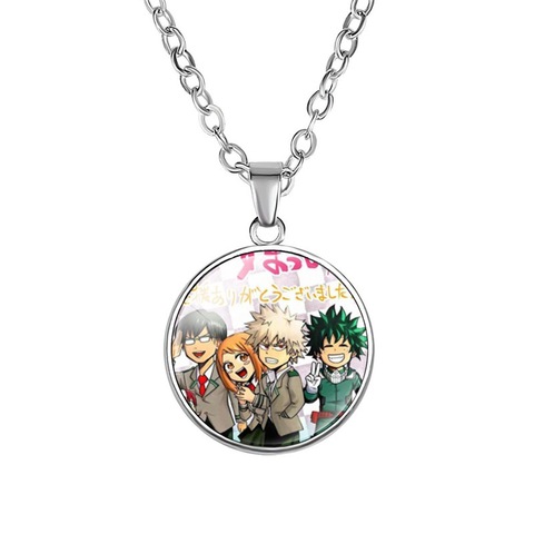 Japanese Classic Anime Accessories My hero Academia Figures Necklace Hot Sale Cartoon Jewelry Todoroki Figure Necklace For Gifts ► Photo 1/6