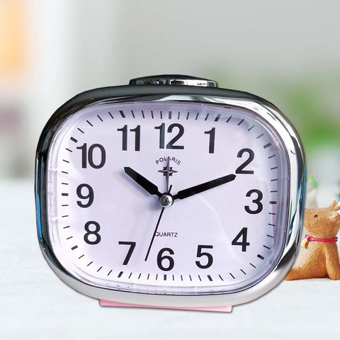 Non Ticking Mechanical With Night Light Home Use Desk Large Display Silent Sweep Snooze Bedside Decoration Alarm Clock MJ924 ► Photo 1/4