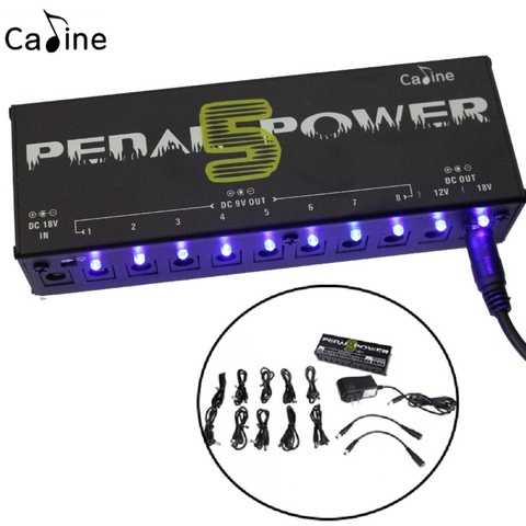 Muse-Hot sell Caline CP-05 Guitar Effect Pedals Power Supply Ten Isolated Outputs (9V, 12V, 18V) Voltage Protection ► Photo 1/6