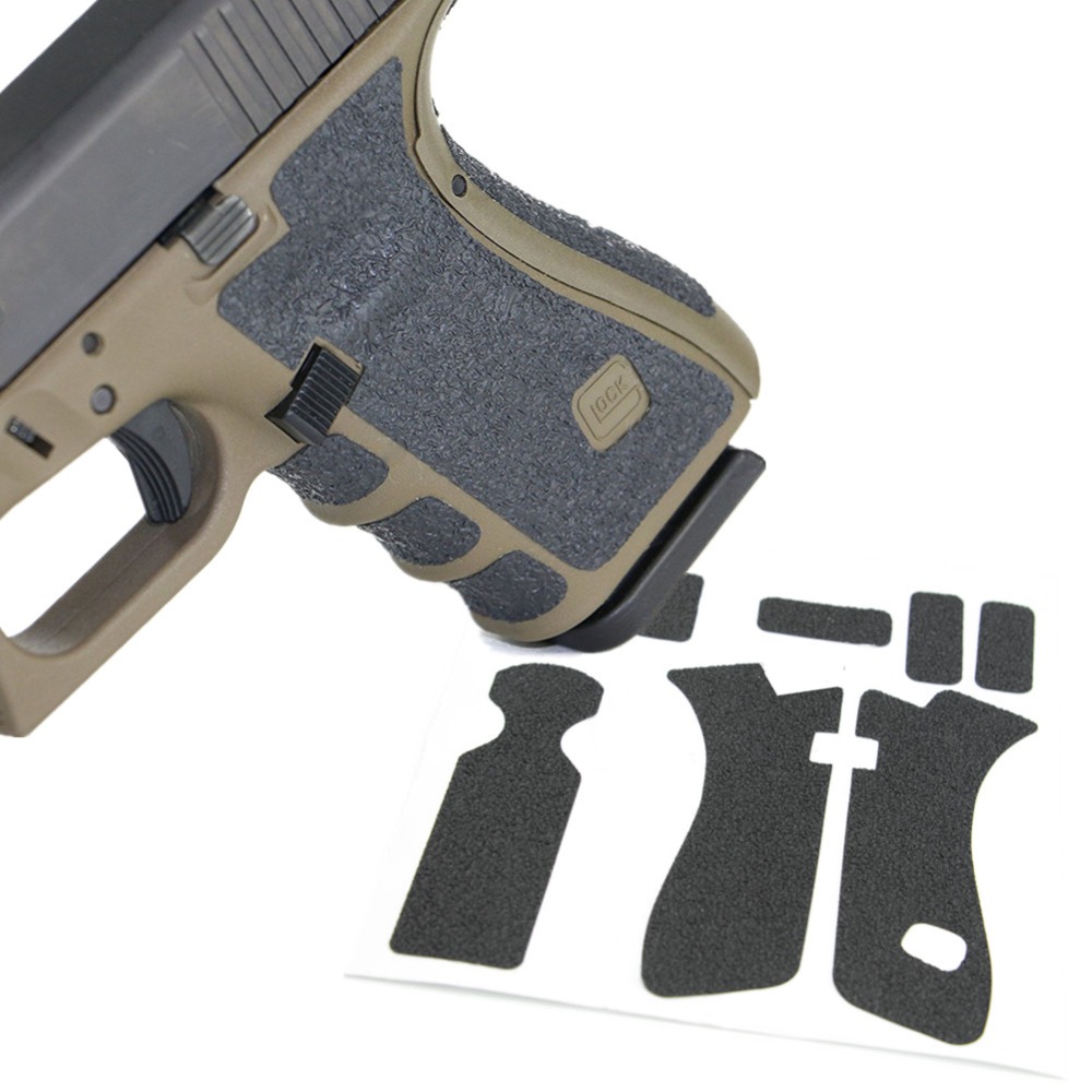 Details about   Non Slip Rubber Texture Grip Wrap Tape Glove Gun Holster 9mm Pistol Gun 