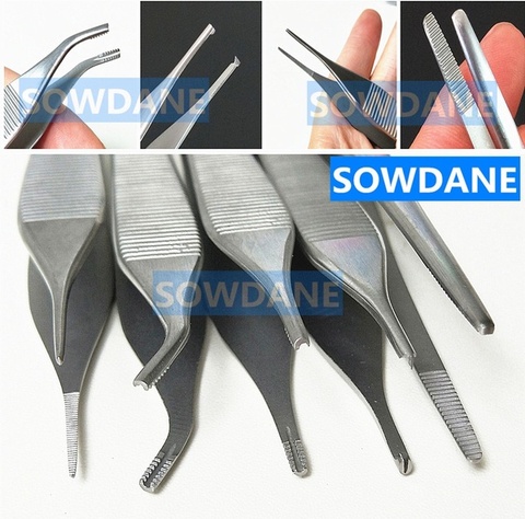 Dental Surgical Tissue Tweezer Set Dental Forcep Extraction Hemostat Medical Tweezer Dentist Surgery Tool Stainless steel ► Photo 1/6