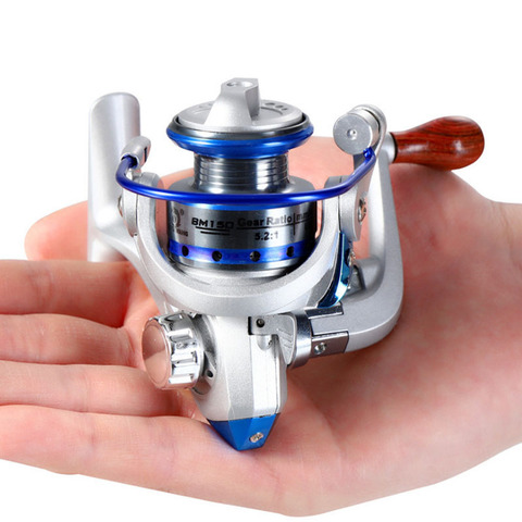 MINI Fishing Reel 500 Spinning Wheel 10 Bearings 5.5: 1 Metal Fish Reels Exquisite Spinning Reel Fishing Gear Outdoor Tools 150g ► Photo 1/6