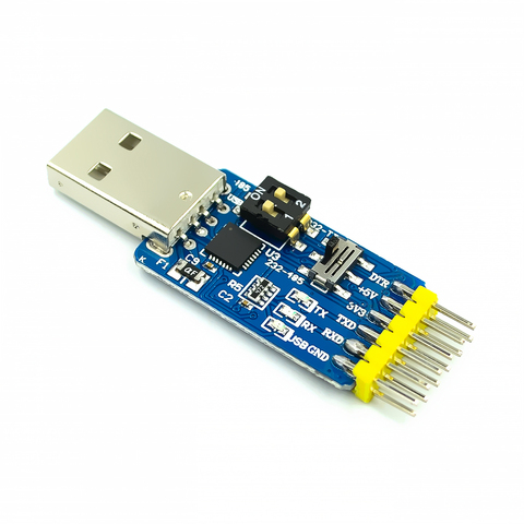 NEW USB CP2102 to TTL RS232 USB TTL to RS485 Mutual Convert 6 in 1 Convert Module Good ► Photo 1/4