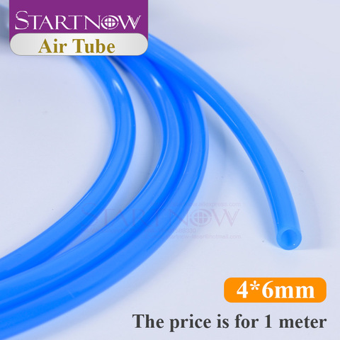 Blue Air Tube Flexible Hose 6x4mm Polyurethane Pipe Pneumatic PU Tubing For Air Compressor CO2 Laser Engraving Cutting Machine ► Photo 1/6