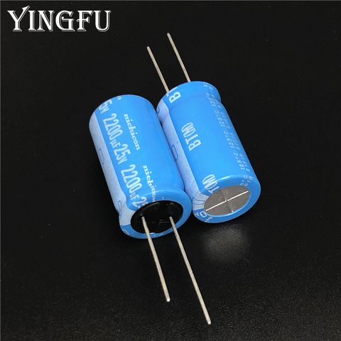 2pcs/20pcs 2200uF 25V NICHICON BT Series 16x30mm Highly dependable reliability 25V2200uF Aluminum Electrolytic capacitor ► Photo 1/2