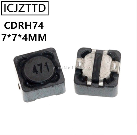 10PCS CDRH74 7*7*4MM 33UH 47UH 56UH 68UH 100UH 150UH 220UH 330UH 470UH 680UH 1MH 102 7X7X4 SMD Power Inductors  Shielded ► Photo 1/2