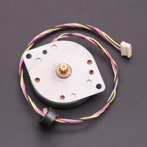 44mm DANAHER Stepper Motor 2-Phase 4-Wire 12V Step Angle 3.6 degree Stepping Micro Motor w/ Copper Gear For Precision instrument ► Photo 1/6