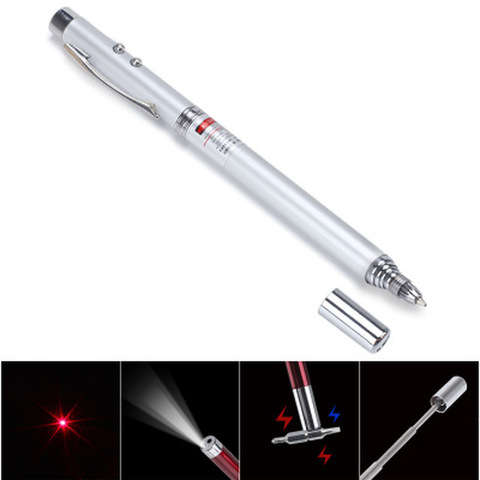 15cm Pointer Pen Metal Electronic Stationery Instructions Pen Multifunctional Laser Pointer Tool School Educational Supplies ► Photo 1/6