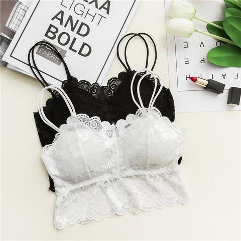 1pc Women's New Stylish And Sexy Lace Bras With Embroidery And
