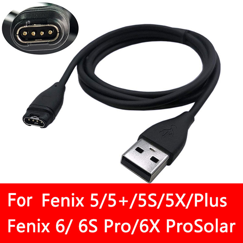 USB Charging Data Cradle Dock Cable Charger For Garmin Fenix 5 5S 6X Plus Venu