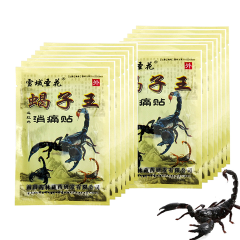 72pcs=9bags Knee Joint Pain Relieving Patch Chinese Scorpion Venom Extract Plaster for Body Rheumatoid Arthritis Pain Relief ► Photo 1/6