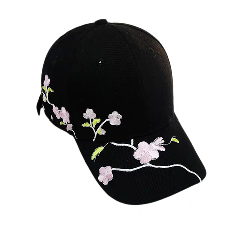 New High Quality Unisex Cotton Outdoor Baseball Cap Plum embroidery Embroidery Snapback Fashion Sports Hats For Men & Women Cap ► Photo 1/6