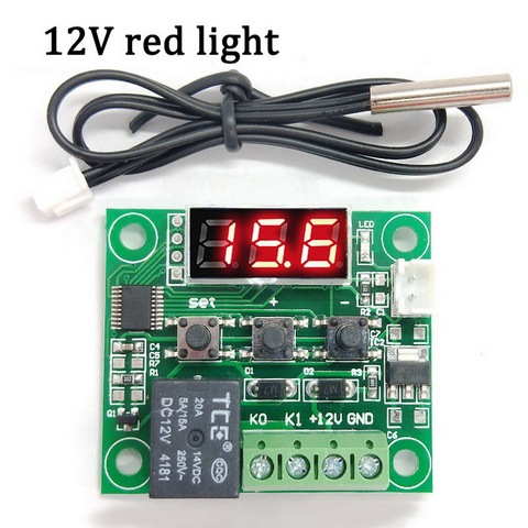 W1209 LED Digital Thermostat Temperature Control Thermometer Micro Thermo Controller  Switch Module DC 12V Waterproof With Box - Price history & Review, AliExpress Seller - Shop5133047 Store
