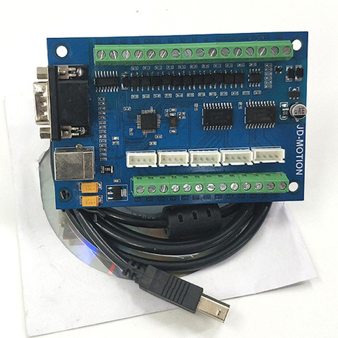 MACH3 USB CNC 5 Axis 100KHz Smooth Stepper Motion Control card breakout board for CNC Engraving 12-24V ► Photo 1/5