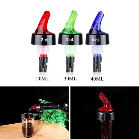 Color Random 20/30/40ml Quantitative Wine Pourers Alcohol Measure Spirit Flows Liquor Nip Wine Cocktail Dispenser Home Bar Tool ► Photo 1/6