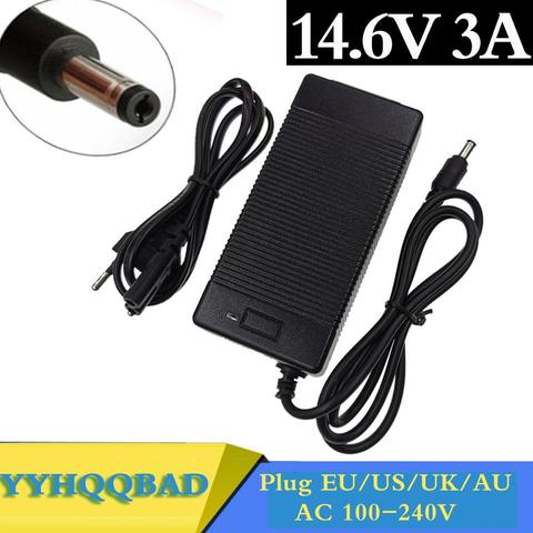 14.4 or 14.6V 3A Battery charger for 4S 3.2V 4series Lifepo4 Battery pack with 3A constant charging current ► Photo 1/5