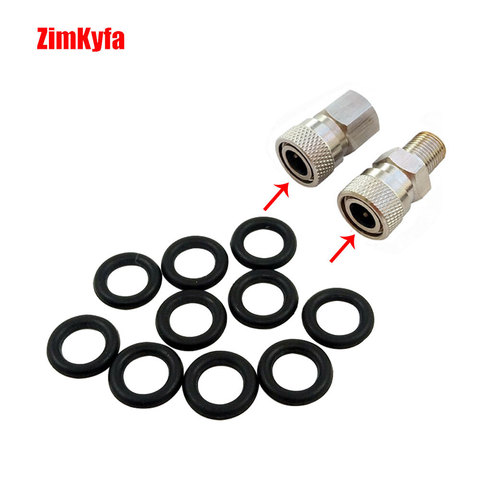 10 pcs Paintball Marker Quick Disconnect Release Socket Rubber Oring Orings ► Photo 1/2