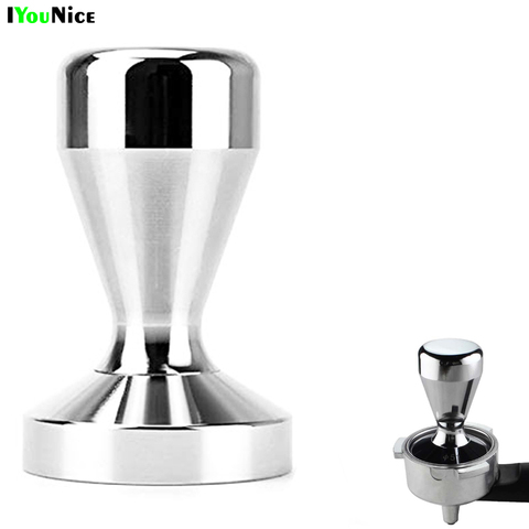 IYouNice Coffee Tamper 51mm Espresso Tamper 51/53/54/58mm Aluminum Alloy Coffee Mat Stainless Steel Coffee Pull Flower Cup ► Photo 1/6