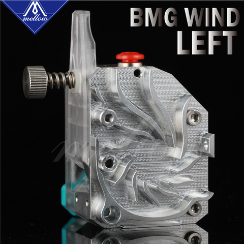 Mellow Left NF-BMG-WIND Bimetal V6 Dual Drive BMG Extruder For Ender 3 Reprap Mk8 I3 ANET  3D Printer Parts ► Photo 1/6