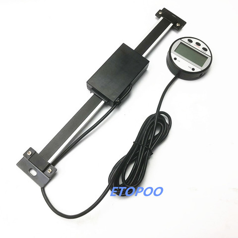 150mm 200mm 300mm 500mm 600mm Digital Scales Remote Digital Table Readout Scale for Bridgeport Mill Lathe Linear Ruler with Base ► Photo 1/6