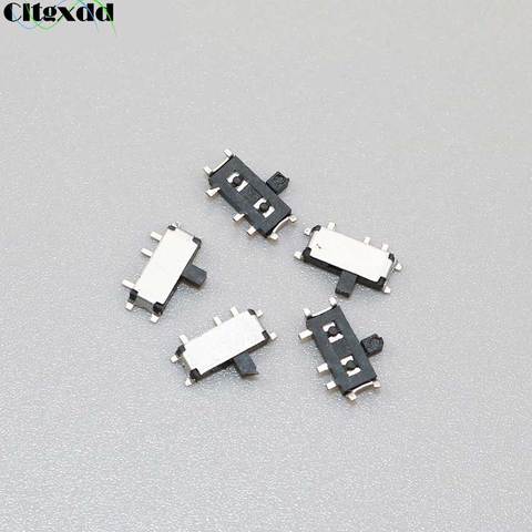 Cltgxdd 10Pcs/Lot Mini 7-Pin On/Off 1P2T SPDT MSK-12C02 SMD Toggle Slide Switch For MP3 MP4 ► Photo 1/6