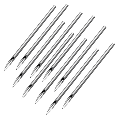 5/30pcs Disposable Sterile Body Piercing Needles Set Medical Surgical Steel for Navel Nipple Ear Nose Lip Tattoo Tool Kit 10-20G ► Photo 1/6