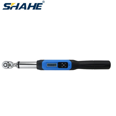 Shahe 1/4'' 3/8'' Electronic Torque Wrench Double-side Bidirectional ratchet head adjustable torque wrench digital AWJ2/AWJ3 ► Photo 1/6