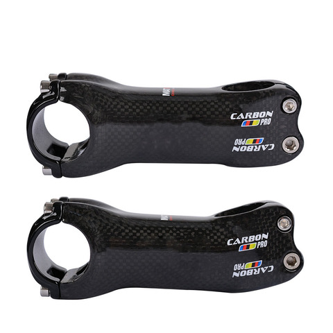 Carbon Stem 31.8mm 6/17 Degree Pro Road/MTB 3K Gloss Carbon fiber Stems Bike Parts 70/80/90/100/110/120/130 Bicycle Stem ► Photo 1/6