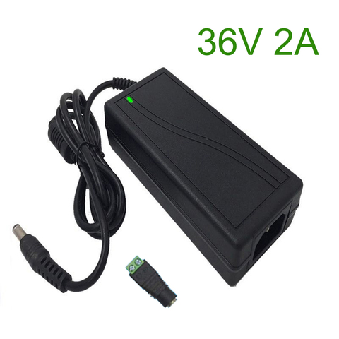 36V2A AC 100V-240V DC 36V 2A Switching Power Supply 36 Volt Universal Power Adapter Transformer LED Lamp AC/DC Charger 5.5-2.5mm ► Photo 1/5