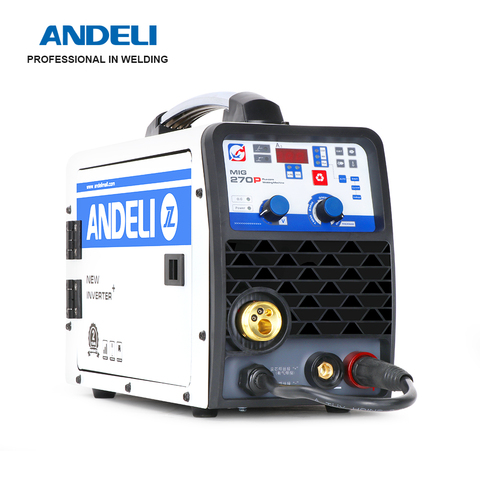 ANDELI MIG-270P Pulse Aluminum Welding Machine MIG/LIFT TIG/MMA Multifunctional MIG Welder Gasless Inverter Welding Machine ► Photo 1/6