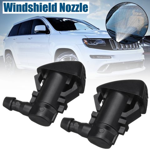 Windshied Wiper Washer Spray Nozzle Replacement For Jeep Grand Cherokee 2005 2006 2007 2008 2009-2022 68260443AA 55372143AB ► Photo 1/6