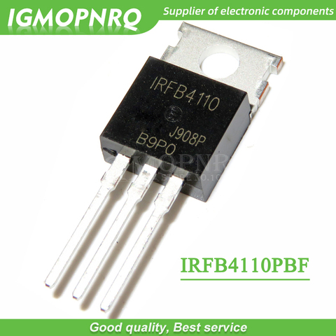 10pcs IRFB4110 FB4110 B4110 IRFB4110PBF TO-220 100V, 3.7mO, 180A, 370W FET new original ► Photo 1/1