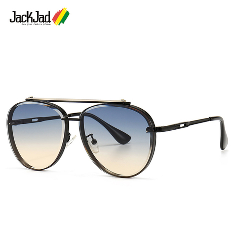 JackJad 2022 Fashion Mach Six Aviation Style Gradient Sunglasses ins Cool Vintage Brand Design Sun Glasses Oculos De Sol 2A167 ► Photo 1/6