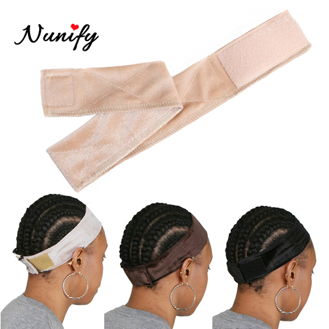 Nunify Wig Elastic Band Brown/Black/Blonde Hand Made Non-Slip Wig Grip Band  With Double Sided Velvet Adjustable Wig Hair Band - Price history & Review, AliExpress Seller - Nunify Beautiful Store