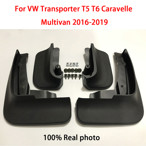 SPEWPRP Mudflap For Volkswagen VW Transporter T5 T6 Caravelle Multivan 2016-2022 Car Fender Mud Guard Splash Flaps Mudguards ► Photo 1/6
