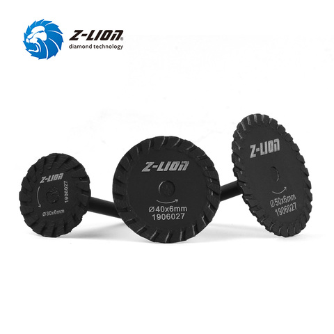 Z-LION 30/40/50mm Diamond Mini Turbo Saw Blade With 6mm Shank Wet Use Carving Cutting Disc For Granite Marble Stone Engraving ► Photo 1/6