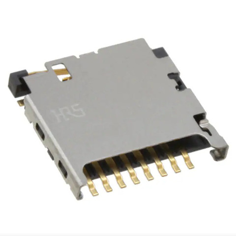 DM3D-SF CONN MICRO SD CARD PUSH-PULL 10 (8 + 2) Position Card Connector Secure Digital - microSD Surface Mount, Right Angle Gold ► Photo 1/2