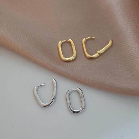 Minimalist O Shaped Stud Earrings Charm Women  Vintage Geometric Ellipse Handmade Earrings Party Accessories Jewelry Gift ► Photo 1/5