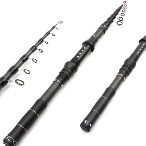 2.4M2.7M3.0M Multifunction telescopic fishing rod carbon carp rod Portable Travel for Fresh Salt Water Trout Spinning Rod pesca ► Photo 1/1